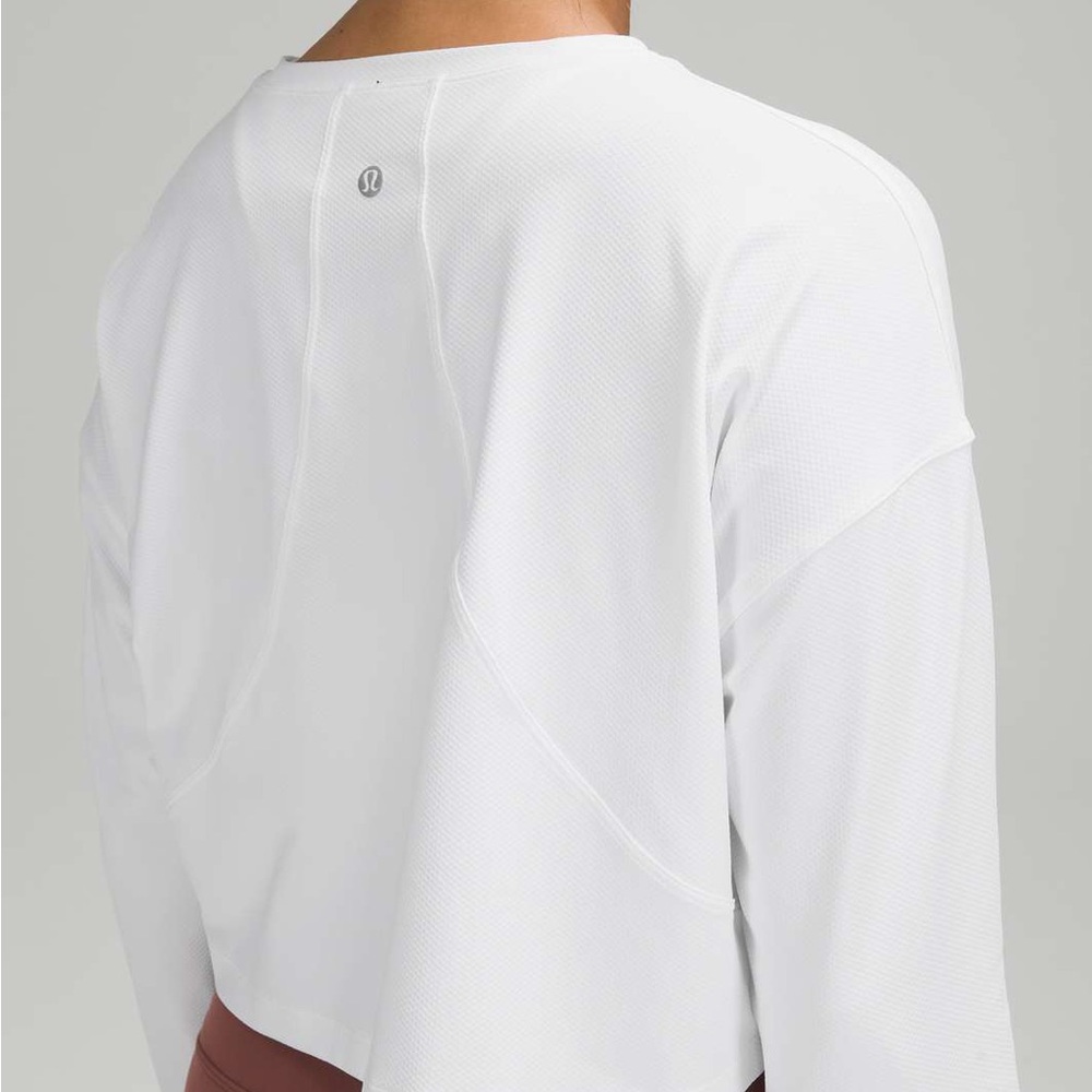 Lululemon Muscle Love Long Sleeve top white